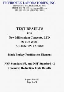 Heavy Metal Chemical VOC Pharmaceutical Petrol Removal Test Report